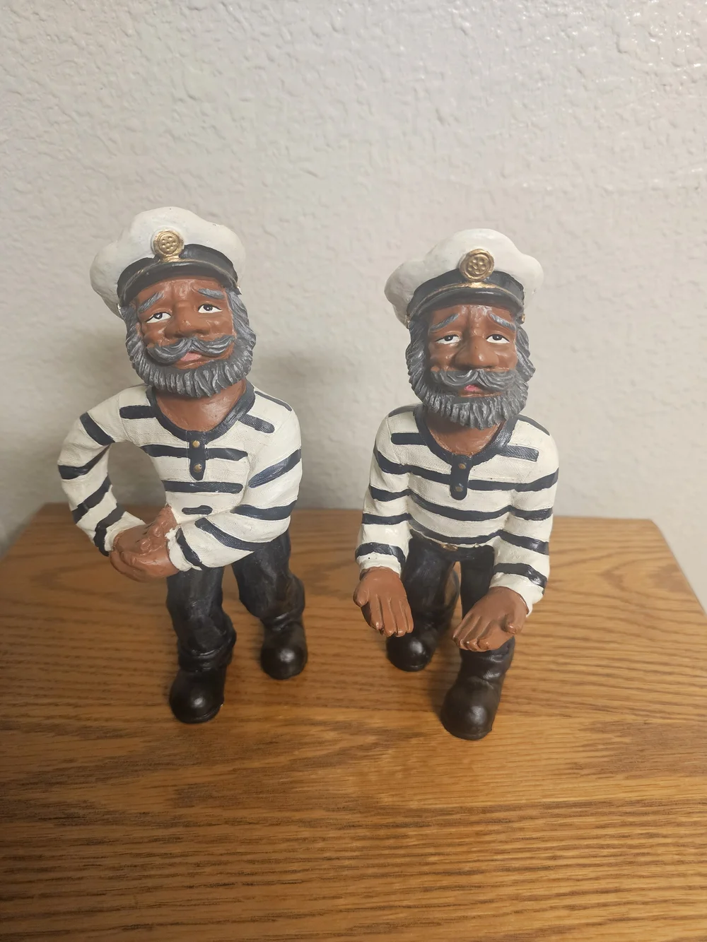Vintage Nautical Sailor Wine Bottle Holder Set – Coastal Beach House Décor